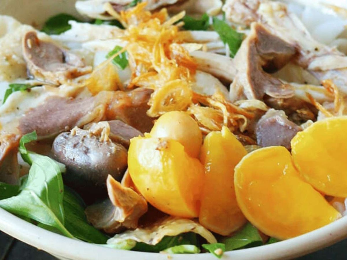 Bánh ướt lòng gà - món ăn nổi tiếng Đà Lạt